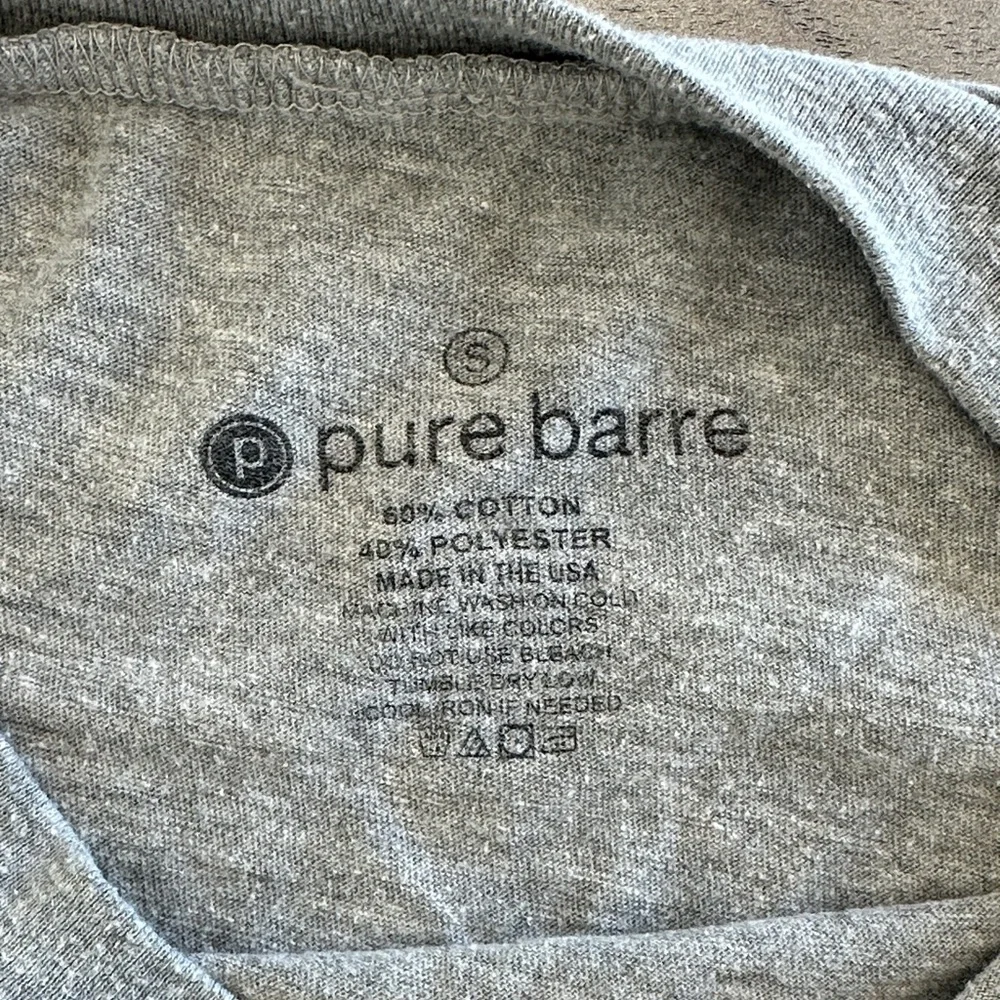 Pure Barre Gray Long Sleeve Tee - Picture 2 of 2
